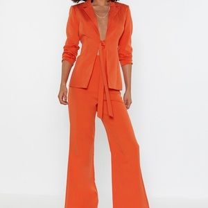 Nasty Gal Orange Suit. 🧡